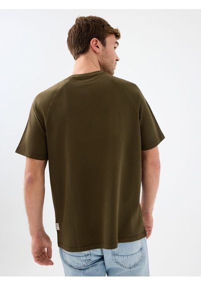 LOFT Loose Fit Erkek Tshirt K.kol Lf2033392 Q1.v1 Haki