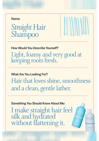 Function Of Beauty Straight Hair Düz Saçlar İçin Şampuan 325ml