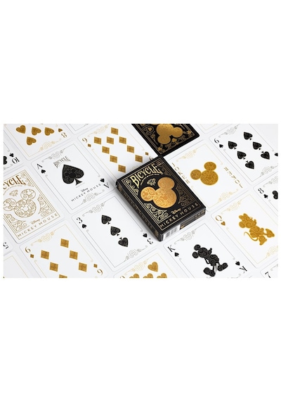 Bicycle Disney Mickey Mouse Black And Gold Oyun Kağıdı Kartları