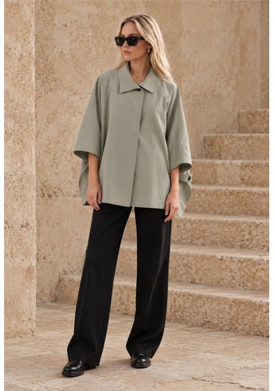 Genel Markalar Kadın Panço Trençkot Oversize Rahat Kesim Standart Beden 38-46 Uyumlu Ekru Ekru Genel Markalar Kadın Panço Trençkot Oversize Rahat Kesim Standart Beden 38-46 Uyumlu Ekru Ekru