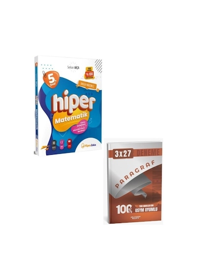 Hiper Zeka 2027 5. Sınıf Hiper Matematik Konu Anlatımlı Soru Bankası+ Kazandıran Paragraf