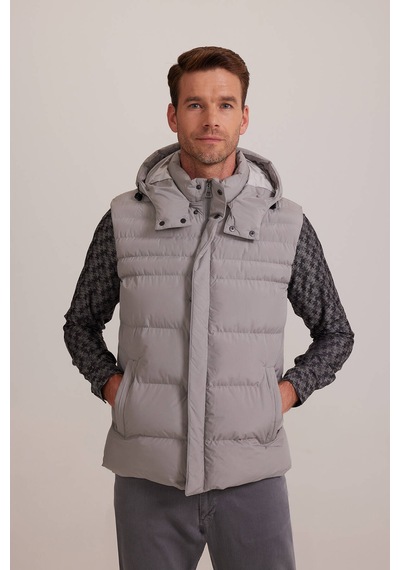 Ysf Erkek Gri Regular Fit Yelek