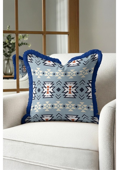 Boho Etnik Geometrik Desenli Saçaklı Yastık Kılıfı-aztek Mavi Lacivert Saks Püsküllü Kırlent Kılıfı Serin Lagün Ritüel Boho Etnik Geometrik Desenli Saçaklı Yastık Kılıfı-aztek Mavi Lacivert Saks Püsküllü Kırlent Kılıfı Serin Lagün Ritüel