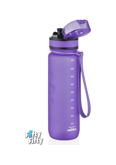 Uzspace 500 Ml Kaydırmaz Maksimum Tutuş Destekli Tritan Su Matarası -ffuz1215 Mor