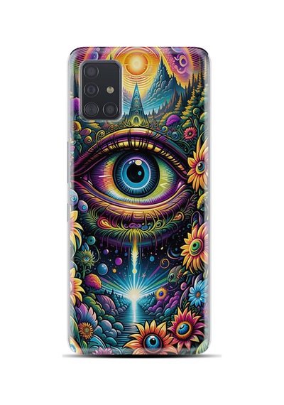 Samsung Samsung Galaxy Uyumlu A31 Kılıf Boutique Baskılı Resimli Göz Pcode -039