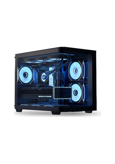 Aerocool Ae P300c Bk 3x12cm Mirror A-rgb Fanlı, Panoramik Tempered Panel, Matx