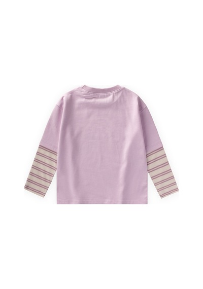 Cigit Desenli T-shirt 2-10 Yaş Lila