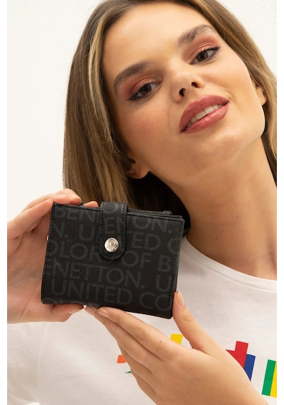United Colors Of Benetton Siyah Kadın Cüzdan Bnt-1310