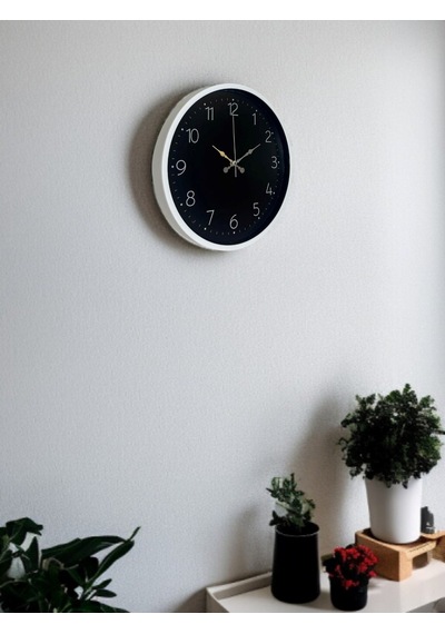 36 Cm Dekoratif Sade Duvar Saati Çok Renkli 18389176