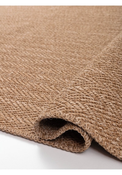 Srz-0503 Jüt Tabanlı Hasır Dokuma Örme Bohem Antialerjik Halı Kilim Balık Sırtı Gri