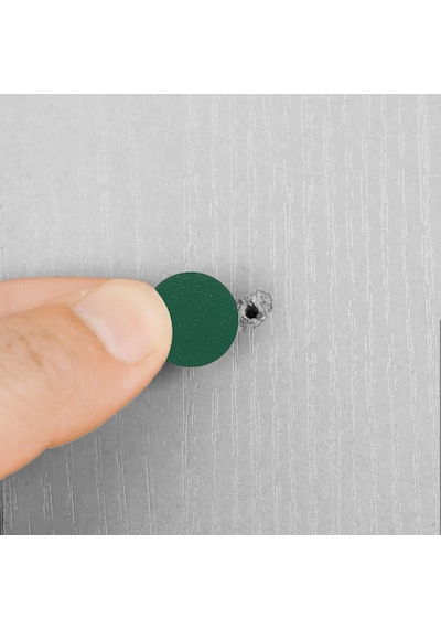 Yapışkanlı Vida Tapası Tıpası Yeşil Vida Kapatıcı Kapağı 100 Adet