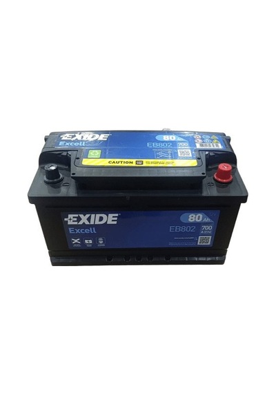 Exide Eb802 12v 80ah 700a Standart Akü Üretim Tarihi:2024