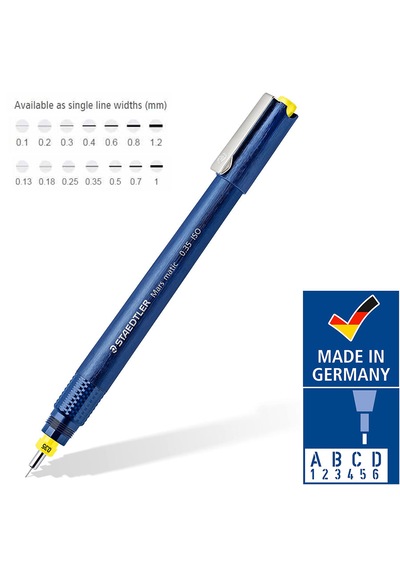 Staedtler Marsmatic 700 Teknik Çizim Kalemi Uç No:0,18mm Extra İnce Uç