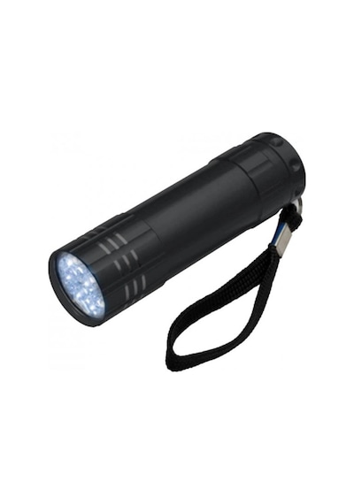 Hubrendy Çer Süper Parlak 9 Ledli Metal Mini El Feneri