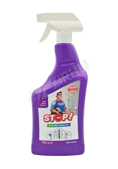 5 Adet Stop Forte Pas Ve Kireç Temizleyici Sprey 750 Ml Tekli