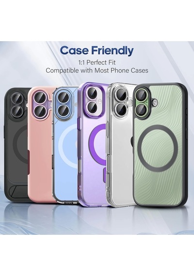 Apple Uyumlu iPhone 17 Kamera Koruyucu Gece Çekim Destekli Premium Safir Lens Koruma Parlak Temperli Cl-12
