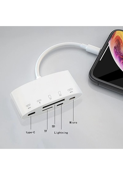 Ally Nk-1040+plus Apple Uyumlu iPhone Lightning To Sd/tf Card Usb Kamera Adaptörü- 5775