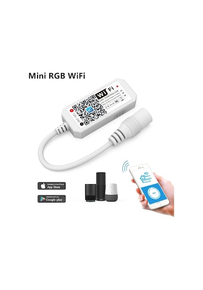 Wifi Rgb Led Kontrol Cihazı Dc 100w 4a 5-24v Magic Home Uzaktan Kumandalı Kontrol App Uygulama Ios/android