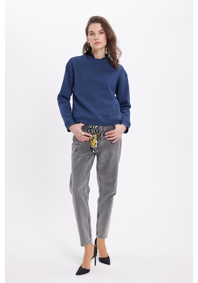 Tudors Kadın Oversize Geniş Kesim Pamuklu Bisiklet Yaka Lacivert Sweatshirt-39926 Lacivert Tudors Kadın Oversize Geniş Kesim Pamuklu Bisiklet Yaka Lacivert Sweatshirt-39926 Lacivert
