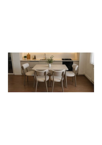Tool Aksesuar T-6010 4 Kişik Yemek Masası Ve Krem Sandalye Takımı Mutfak Salon Restorant Cafe Otel Kullanımına Uygundur. Tool Aksesuar T-6010 4 Kişik Yemek Masası Ve Krem Sandalye Takımı Mutfak Salon Restorant Cafe Otel Kullanımına Uygundur.