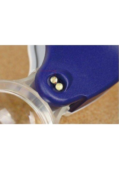 Işıklı Mini Büyüteç, 38mm, 10x Büyütme
