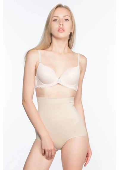 Yüksek Bel Kadın Slip Korse 13003 - Ten Çok Renkli