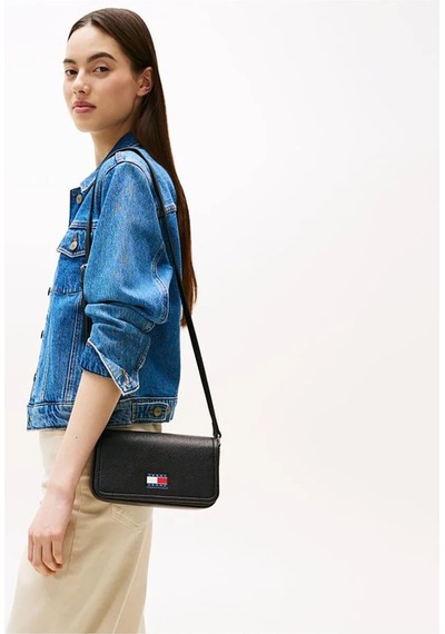 Tommy Hilfiger Kadın Çapraz Çanta Aw0aw17553bds Siyah