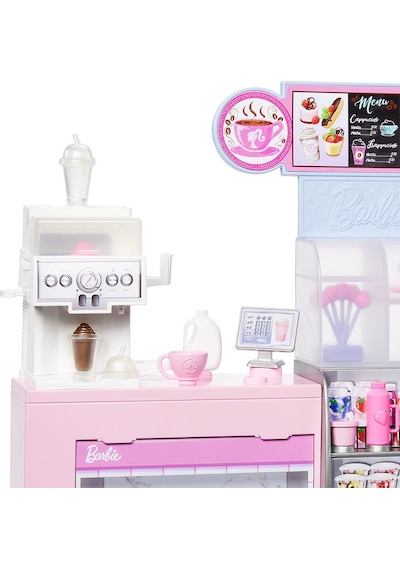 Hxn94 Barbie Kahve Dükkanı Oyun Seti