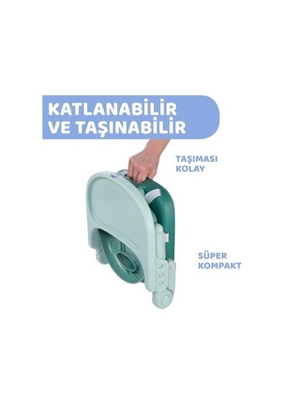 Chicco Pocket Snack Yükseltici Mama Sandalyesi - Sage
