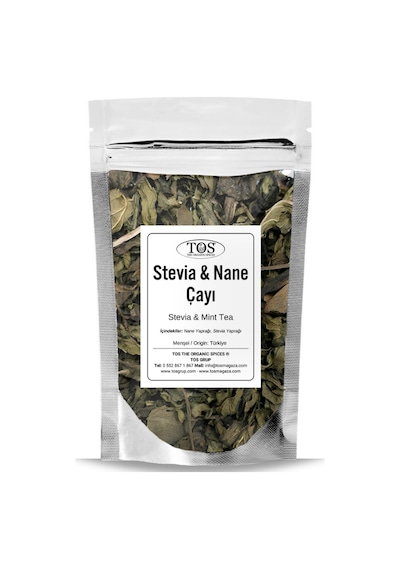 Tos The Organic Spices Stevia & Nane Çayı 250 G