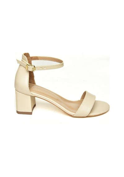 Fox Shoes U578451009 Ten Kalın Topuklu Kadın Ayakkabı Ten