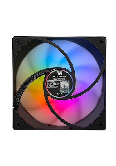 Thermalright Tl-c12b-s V3 Argb 120mm Siyah 3 Lü Kasa Fanı