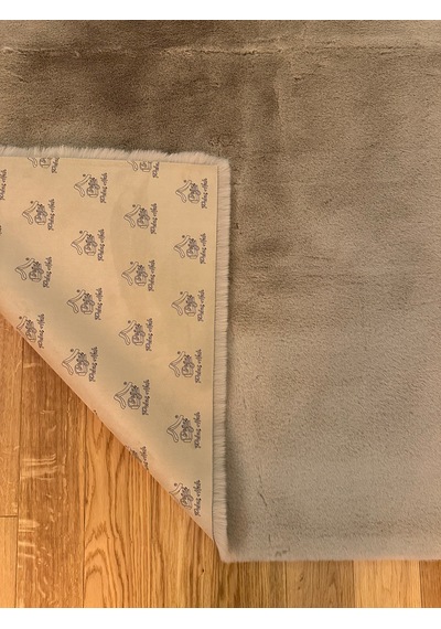 Ultra Soft Bej Yumuşak Dokulu Peluş Halı Dikdörtgen