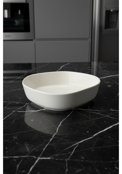 6'lı Vogue Çukur Tabağı 21cm Krem Rinart