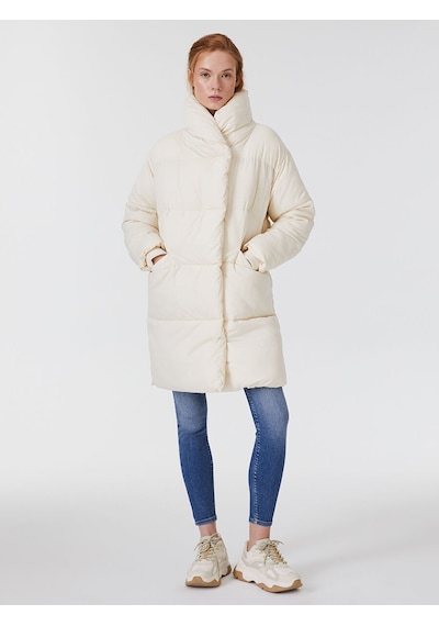 Loft Regular Fit Kadın Kaban Ekru
