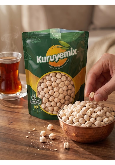 Taptaze Leblebi Kavrulmuş Tuzsuz - İri Taneli Ve Lezzet Garantili 500g 500 G