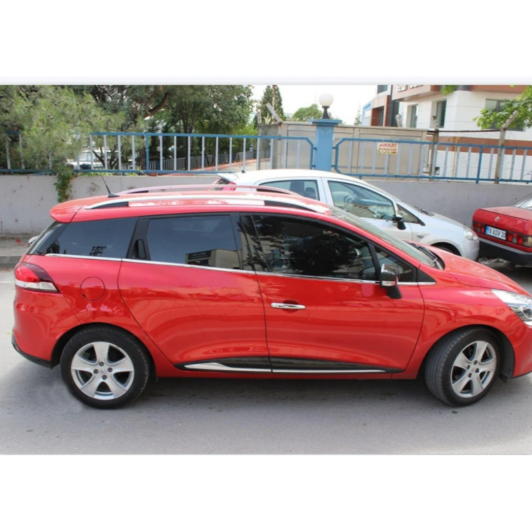 Renault Clio Sport Tourer Cam Çıtası Alt - Krom 8 Parça 2013 Ve Sonrası, Sw