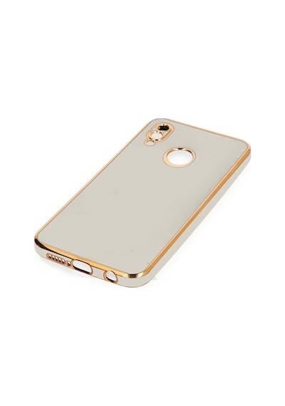 Newface Huawei P20 Lite Kılıf Volet Silikon Semeglbl - 19 - Beyaz