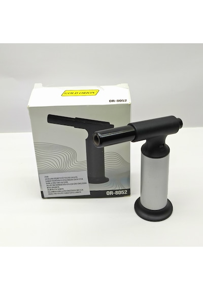 Or-8052 Profesyonel Pürmüz Alev Tabancası Ayarlanabilir Alev, Çok Amaçlı Kullanım Gri