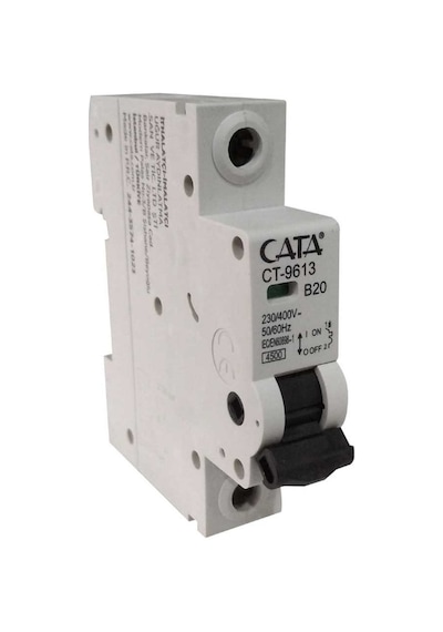 Cata Ct 9613 1x20a 4.5ka B Tipi Otomatik Sigorta