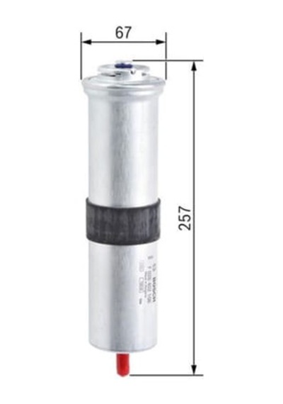 BOSCH F026402106 Mazot Filtresi Bmw 3 05-11 Bmw X1 Bmw X3 Bmw X4 316D 318D 320D