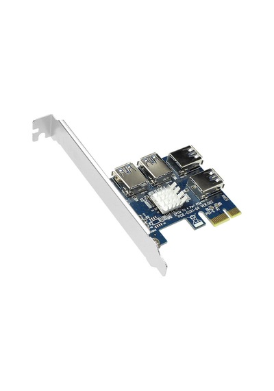 Pcı Express Çoklayıcı 1x4 16x Yuva Pcı-e Genişletici Yükseltici Kart Çoğaltıcı