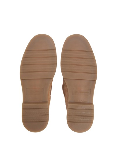 Tommy Hilfiger Kadın Light Süet Boat Shoe-13207 Safari Canvas