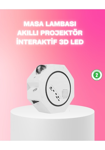 360 Döndürülebilir Yıldızlı Gökyüzü Projeksiyon Gece Lambası