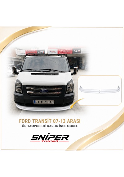 Ford Transit 07-13 Arası Ön Tampon Eki Karlık İnce Model