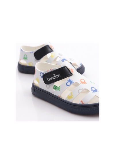 Benetton Bn-1400 Çocuk Sandalet Lacivert Monogram