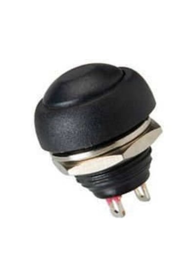 Ic-184 Buton 12Mm Pbs33B Siyah