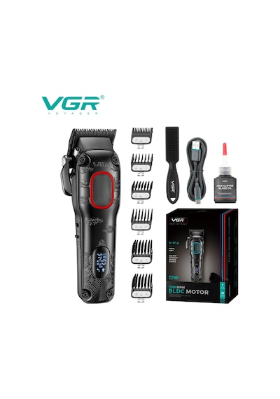 Vgr V-016 Bldc Motor 7000rpm Berber Erkekler İçin Şarj Edilebilir Profesyonel Saç Kesme Makinesi
