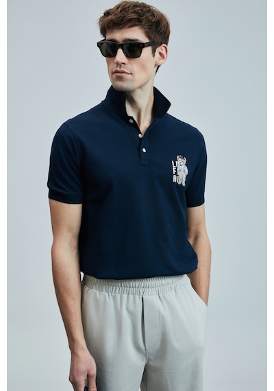 Lufian Best Smart Erkek Polo Tişört Lacivert Lacivert 111040220100200 Lacivert