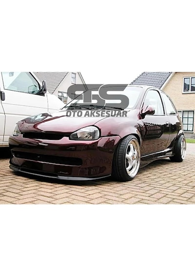 Opel Corsa B Cupra R Uyumlu Ön Lip Mat Siyah Ön Tampon Lip
